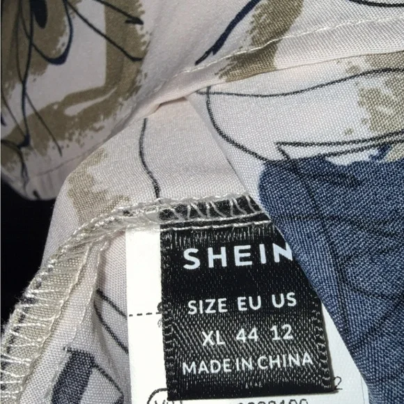 SHEIN Abstract Print Blouse - Multicolor - Picture 5 of 7